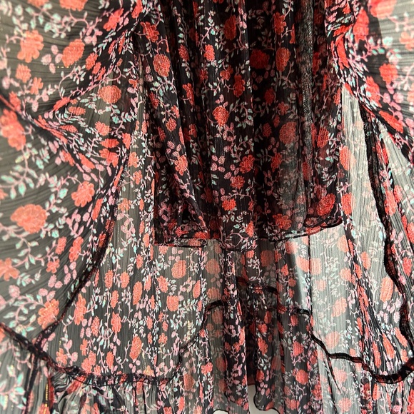 MISA Carnelian Blooms Agyness Skirt — Size Large - Picture 10 of 16